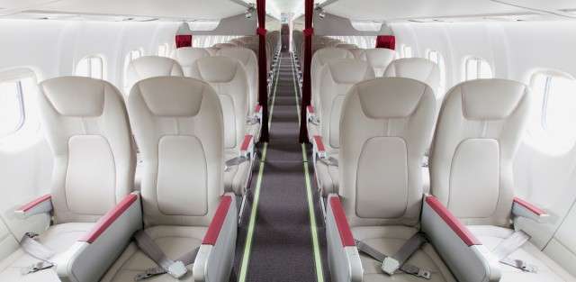 Charter Jet with 100 first class seats