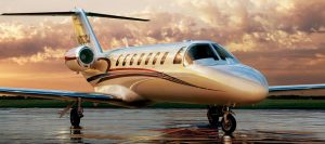 Citation CJ3 on Runway | Stratos Jet Charters, Inc.