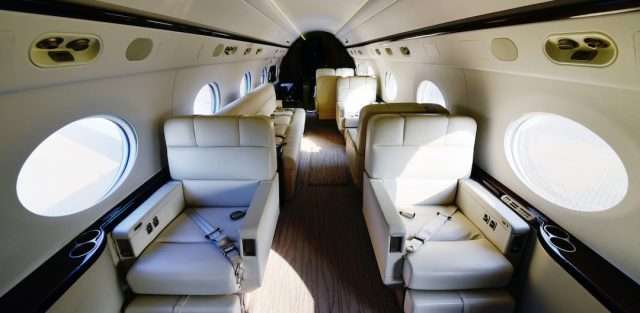 Gulfstream G550 Interior Layout