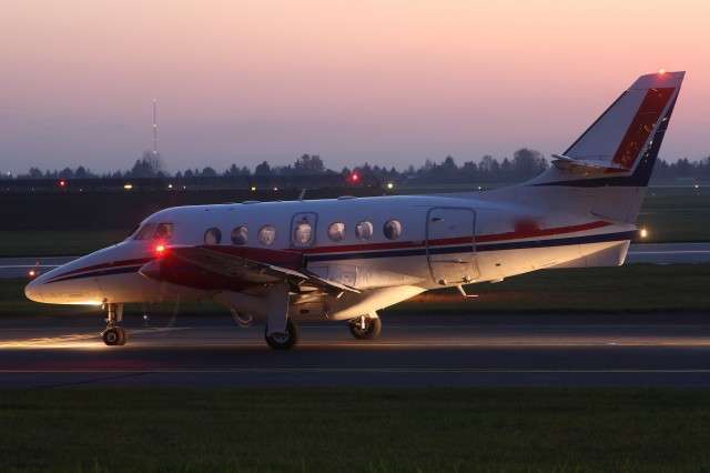 Jetstream 31 Landing
