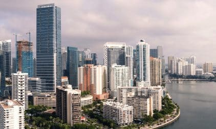 Miami, Florida City Skyline | Stratos Jet Charters, Inc.