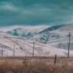 Snowy Mountains in Bakersfield, California