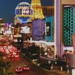 The Strip in Las Vegas at Night | Stratos Jet Charters