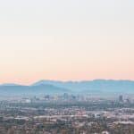 Phoenix, Arizona Mountains During Sunset | Stratos Jet Charters, Inc.