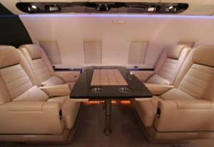 Bombardier Challenger 600 interior