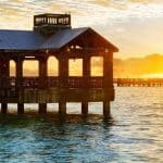 Pier During Sunrise in Key West, Florida | Stratos Jet Charters, Inc.
