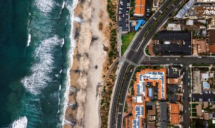 Drone Shot of Carlsbad, CA | Stratos Jet Charters, Inc.