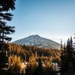 Mountain in Background of Forest in Bend, Oregon | Stratos Jet Charters, Inc.