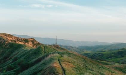 Hills During Sunset in Chino, California | Stratos Jet Charters, Inc.