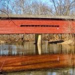 Red, Enclosed Bridge in Butler, PA | Stratos Jet Charters, Inc.