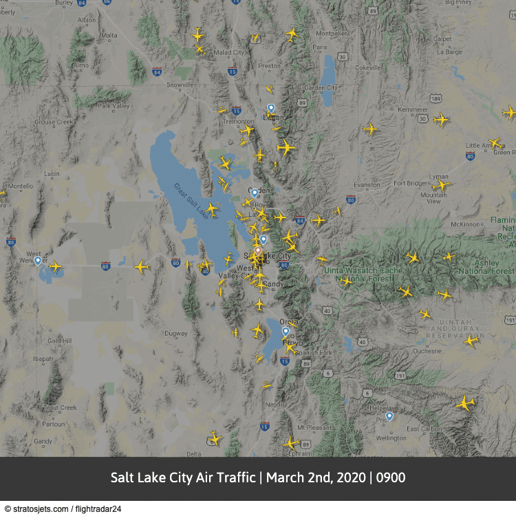 Salt Lake City Air Traffic March-min