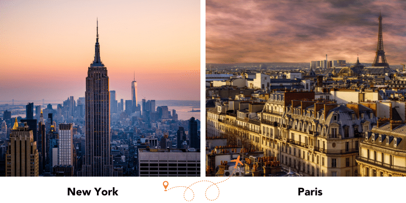 Image of New York to Paris