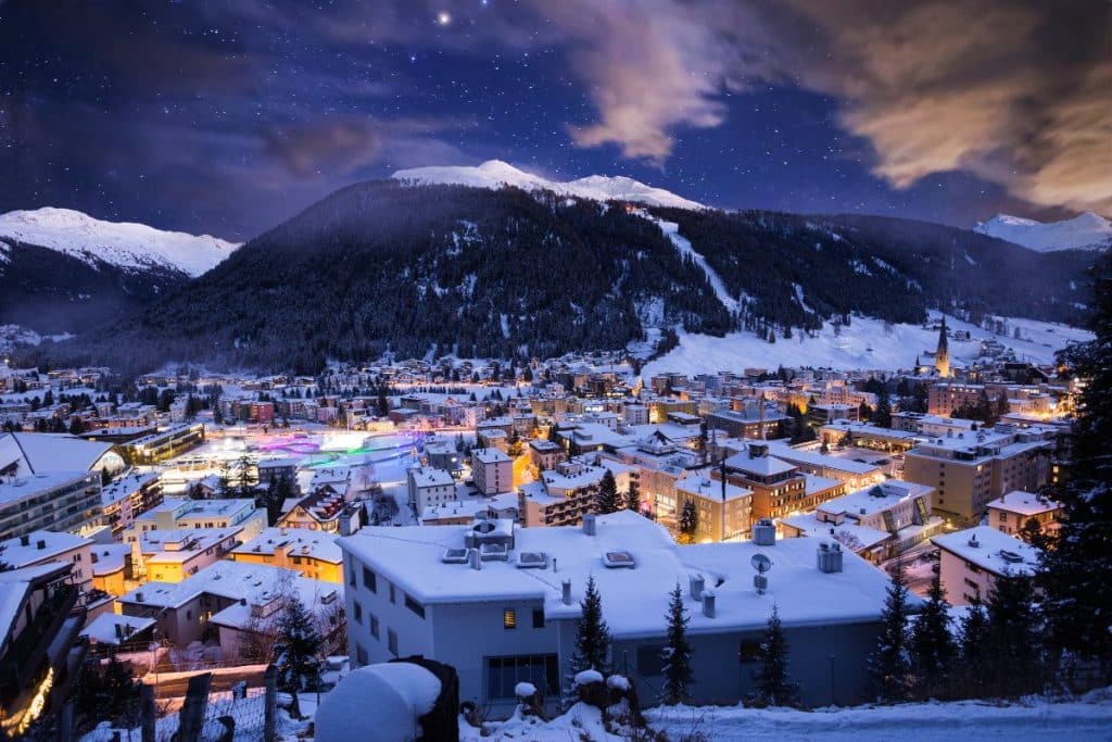 Davos in the winter
